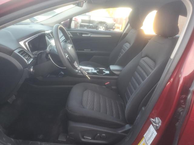 3FA6P0H75GR122960 - 2016 FORD FUSION SE RED photo 7
