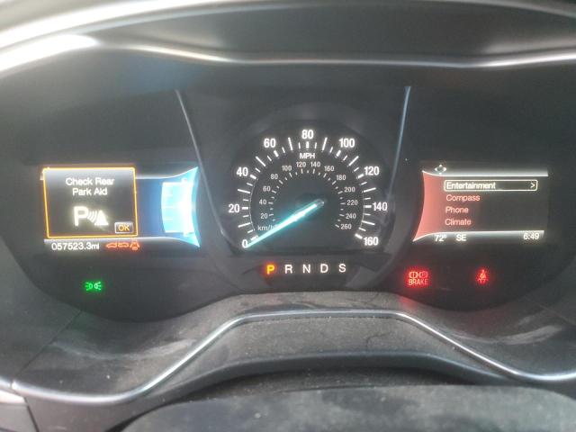 3FA6P0H75GR122960 - 2016 FORD FUSION SE RED photo 9