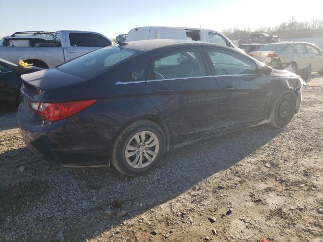 5NPEB4AC7BH167588 - 2011 HYUNDAI SONATA GLS BLUE photo 3