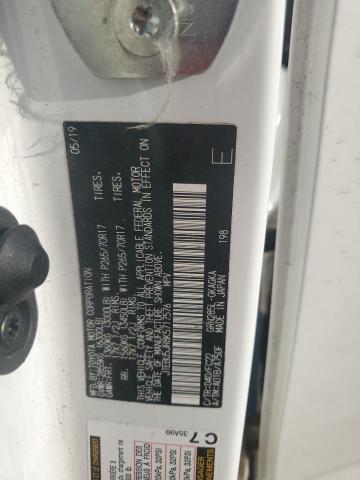 JTEBU5JR8K5717576 - 2019 TOYOTA 4RUNNER SR5/SR5 PREMIUM Weiß Foto 13