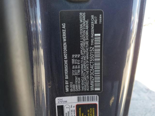 WMWZP3C54CT550152 - 2012 MINI COOPER S CHARCOAL photo 13