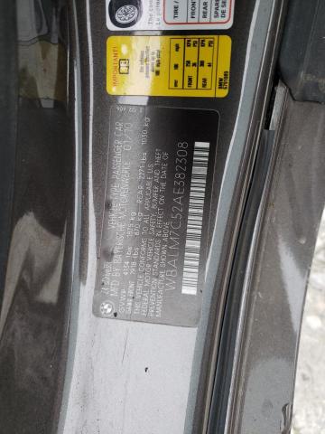 WBALM7C52AE382308 - 2010 BMW Z4 SDRIVE35I GRAY photo 12