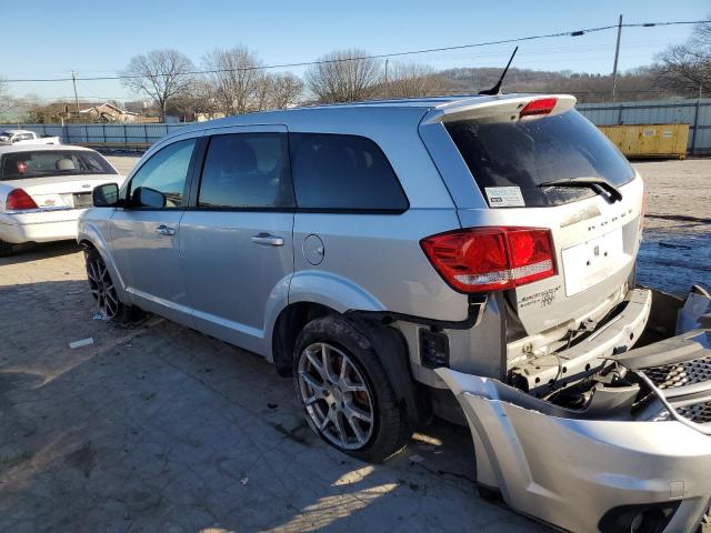 3C4PDDEG5ET309358 - 2014 DODGE JOURNEY R/T SILVER photo 2