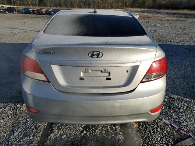 KMHCT4AE2FU839358 - 2015 HYUNDAI ACCENT GLS SILVER photo 6