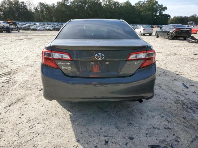 4T1BF1FKXCU059801 - 2012 TOYOTA CAMRY BASE GRAY photo 6