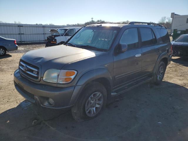 5TDBT48A64S213560 - 2004 TOYOTA SEQUOIA LIMITED GRAY photo 1