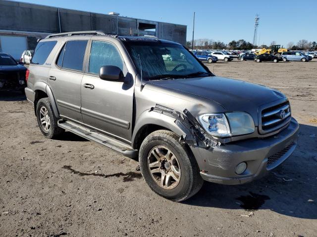 5TDBT48A64S213560 - 2004 TOYOTA SEQUOIA LIMITED GRAY photo 4