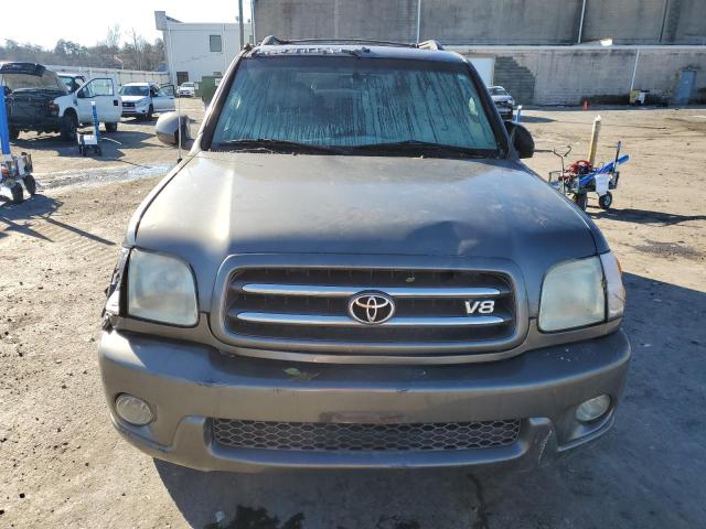 5TDBT48A64S213560 - 2004 TOYOTA SEQUOIA LIMITED GRAY photo 5