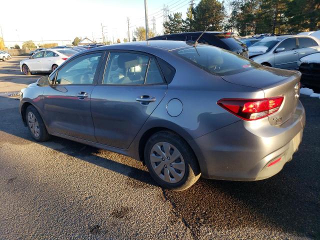 3KPA24AD9LE337754 - 2020 KIA RIO LX GRAY photo 2