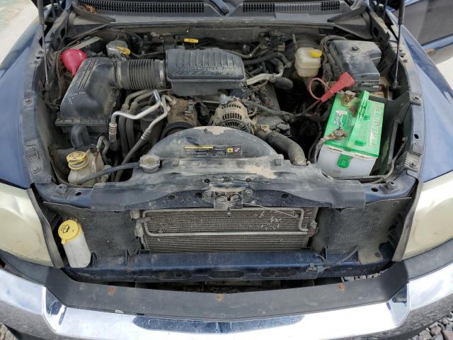 1D7HW48N55S310378 - 2005 DODGE DAKOTA QUAD SLT ლურჯი ფოტო 11