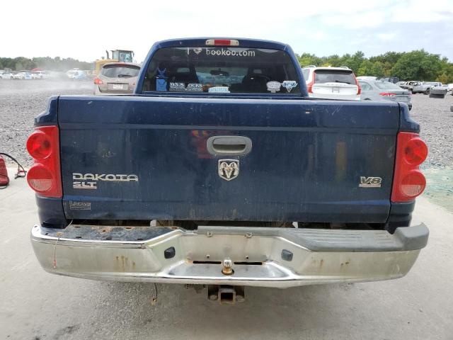 1D7HW48N55S310378 - 2005 DODGE DAKOTA QUAD SLT ლურჯი ფოტო 6