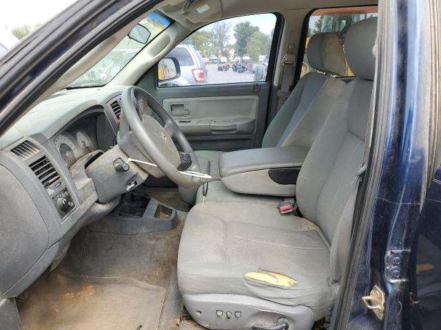 1D7HW48N55S310378 - 2005 DODGE DAKOTA QUAD SLT ლურჯი ფოტო 7