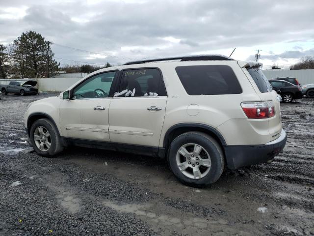 1GKER33D39J202788 - 2009 GMC ACADIA SLT-2 WHITE photo 2