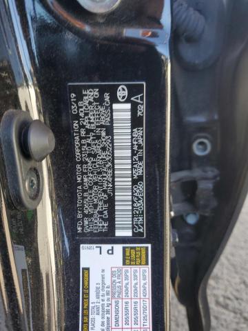 JTNK4RBE3K3052293 - 2019 TOYOTA COROLLA SE 黑色 照片 13