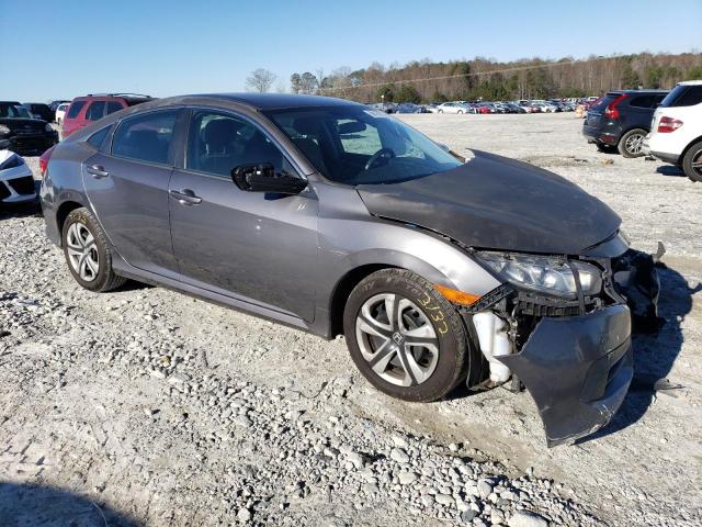 2HGFC2F54JH602544 - 2018 HONDA CIVIC LX GRAY photo 4