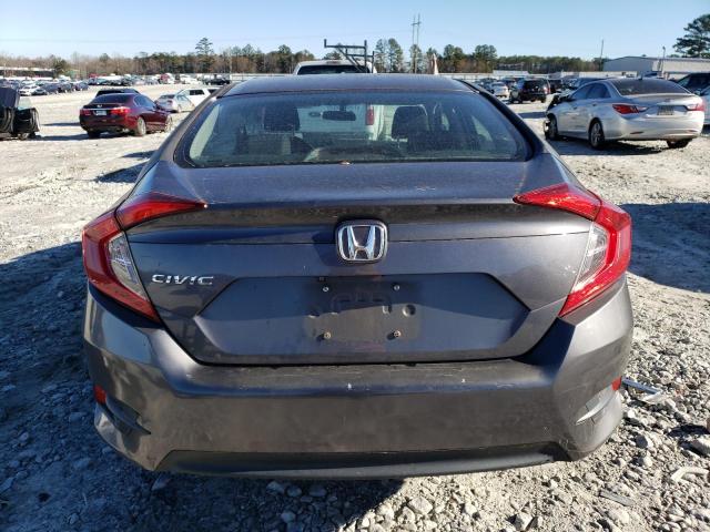 2HGFC2F54JH602544 - 2018 HONDA CIVIC LX GRAY photo 6