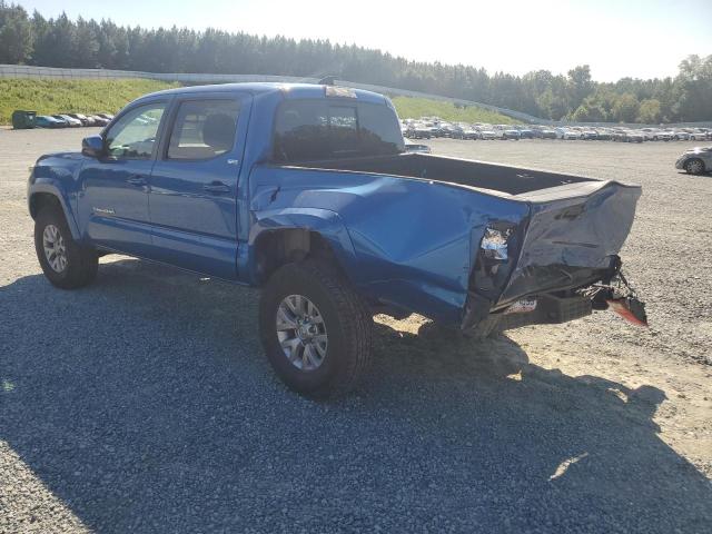 5TFAZ5CN0JX058391 - 2018 TOYOTA TACOMA DOUBLE CAB BLUE photo 2
