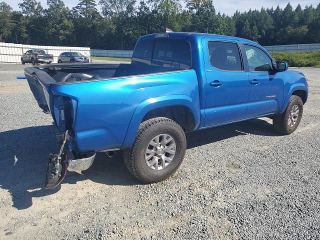 5TFAZ5CN0JX058391 - 2018 TOYOTA TACOMA DOUBLE CAB BLUE photo 3