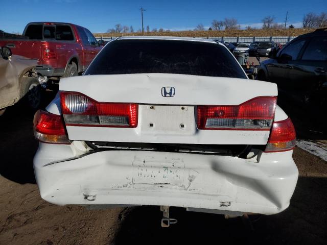 1HGCG66882A107417 - 2002 HONDA ACCORD EX WHITE photo 6