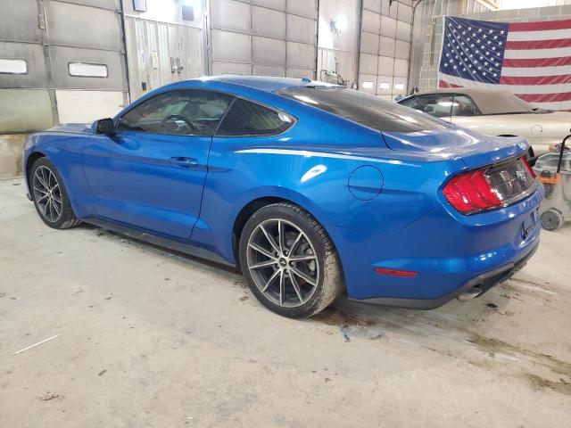 1FA6P8TH7K5106138 - 2019 FORD MUSTANG BLUE photo 2