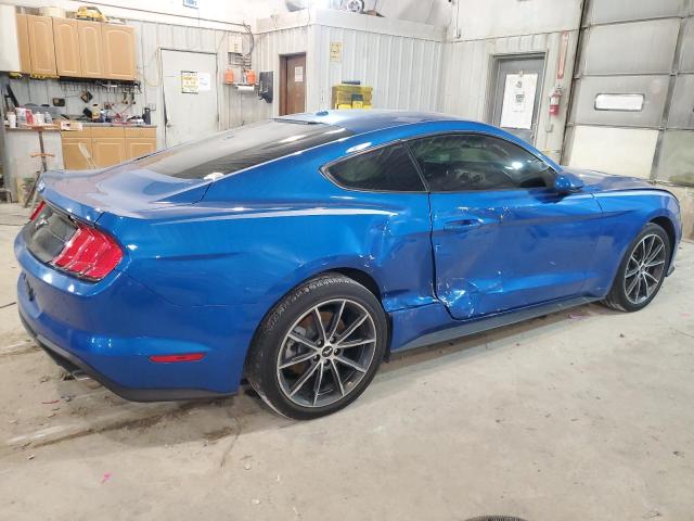 1FA6P8TH7K5106138 - 2019 FORD MUSTANG BLUE photo 3