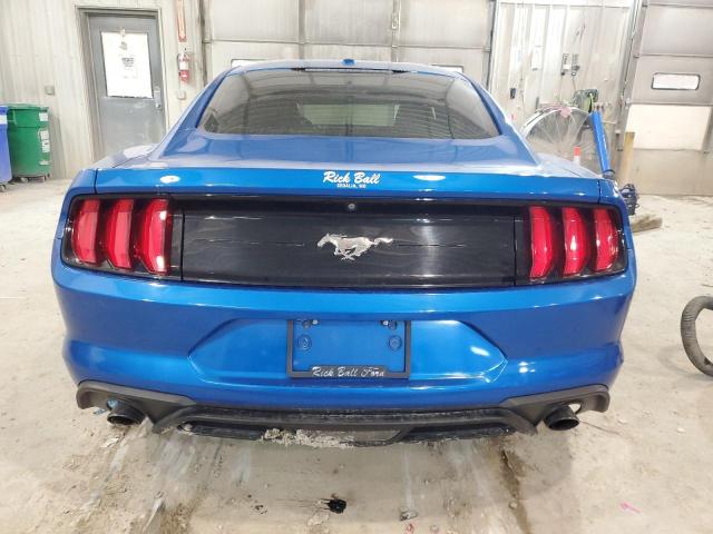 1FA6P8TH7K5106138 - 2019 FORD MUSTANG BLUE photo 6