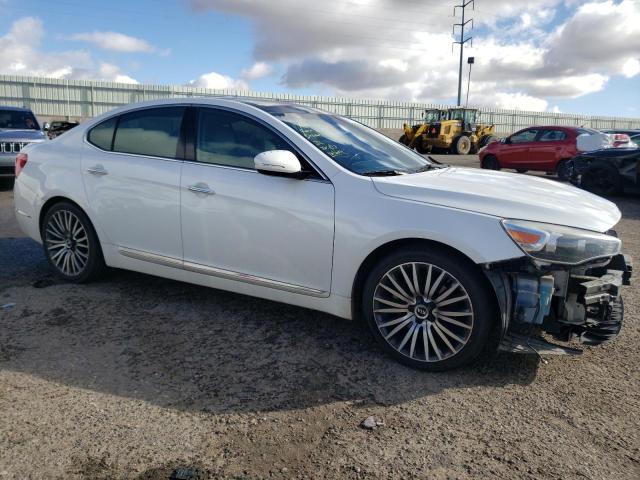 KNALN4D76E5133852 - 2014 KIA CADENZA PREMIUM WHITE photo 4