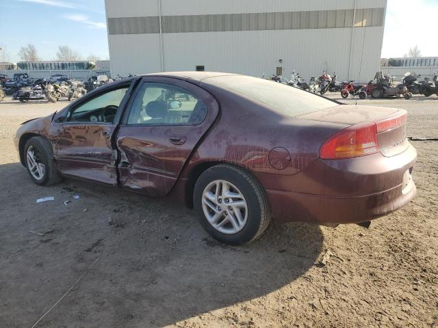 2B3HD46R6YH447378 - 2000 DODGE INTREPID BURGUNDY photo 2