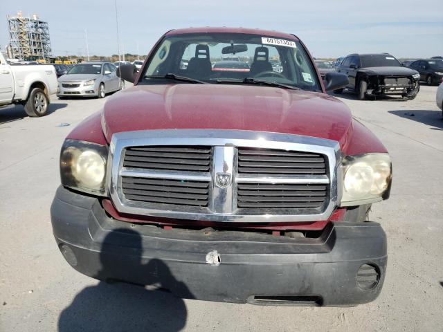 1D7HE22K86S544246 - 2006 DODGE DAKOTA ST RED photo 5