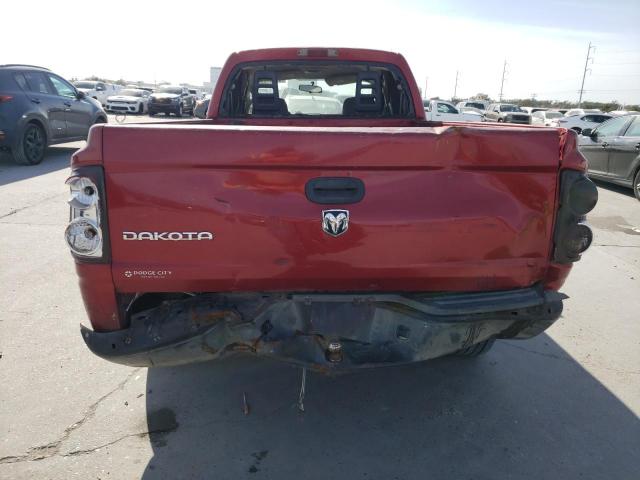 1D7HE22K86S544246 - 2006 DODGE DAKOTA ST RED photo 6