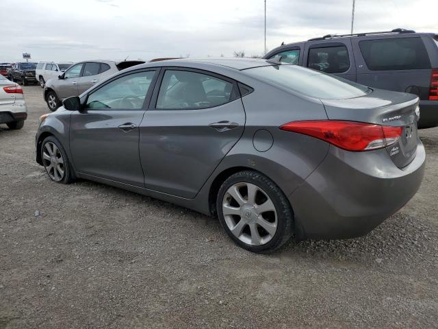 5NPDH4AE8DH221799 - 2013 HYUNDAI ELANTRA GLS GRAY photo 2