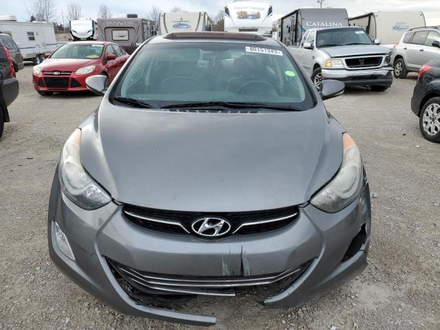 5NPDH4AE8DH221799 - 2013 HYUNDAI ELANTRA GLS GRAY photo 5