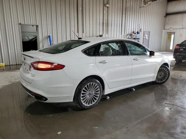 3FA6P0K90FR310049 - 2015 FORD FUSION TITANIUM WHITE photo 3