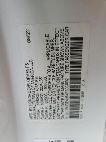 19UDE4H64PA004092 - 2023 ACURA INTEGRA A-SPEC TECH WHITE photo 12