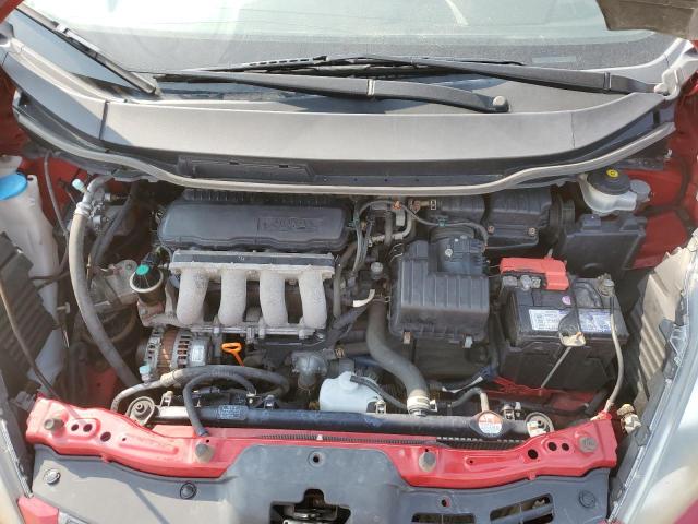 JHMGE87539S807547 - 2009 HONDA FIT LX RED photo 11
