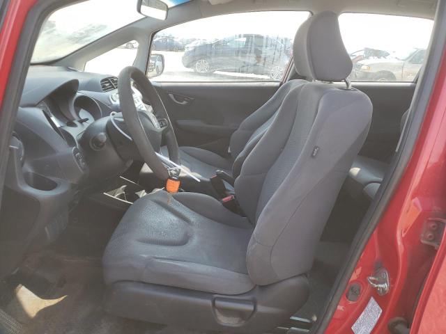 JHMGE87539S807547 - 2009 HONDA FIT LX RED photo 7
