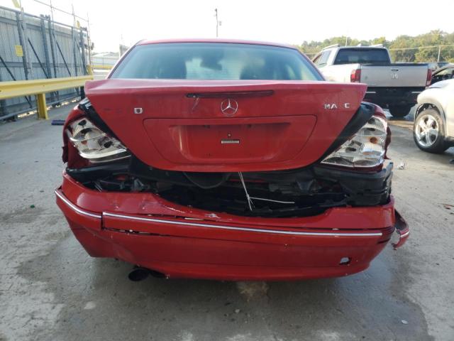WDBRF92H07F924540 - 2007 MERCEDES-BENZ C 280 4MATIC RED photo 6