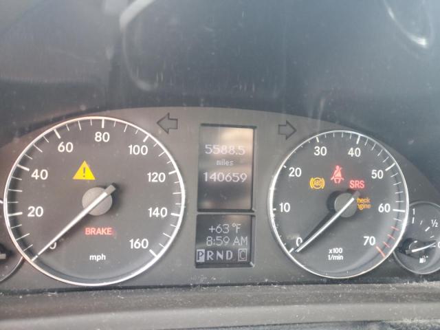 WDBRF92H07F924540 - 2007 MERCEDES-BENZ C 280 4MATIC RED photo 9