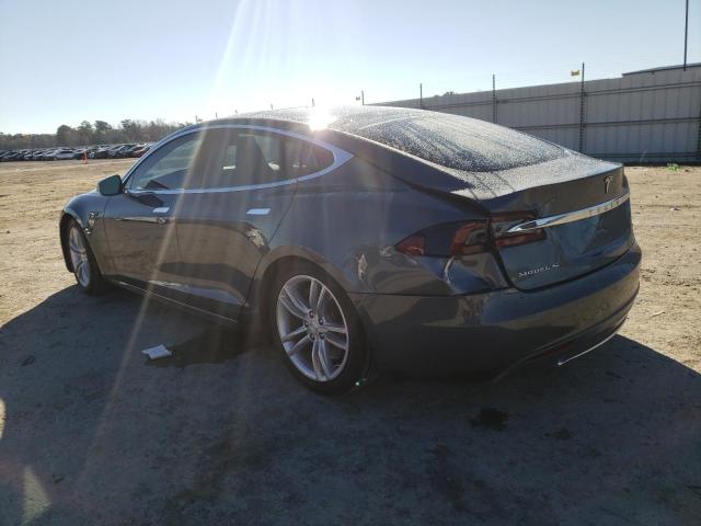 5YJSA1CN2DFP05912 - 2013 TESLA MODEL S BLUE photo 2