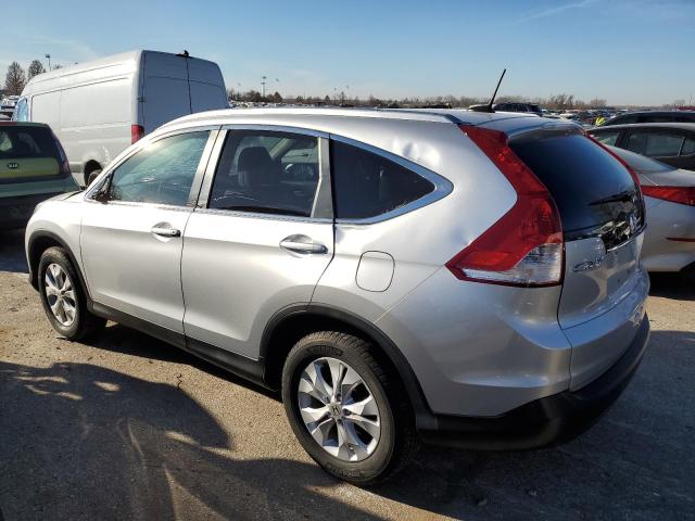 2HKRM4H74EH683366 - 2014 HONDA CR-V EXL SILVER photo 2