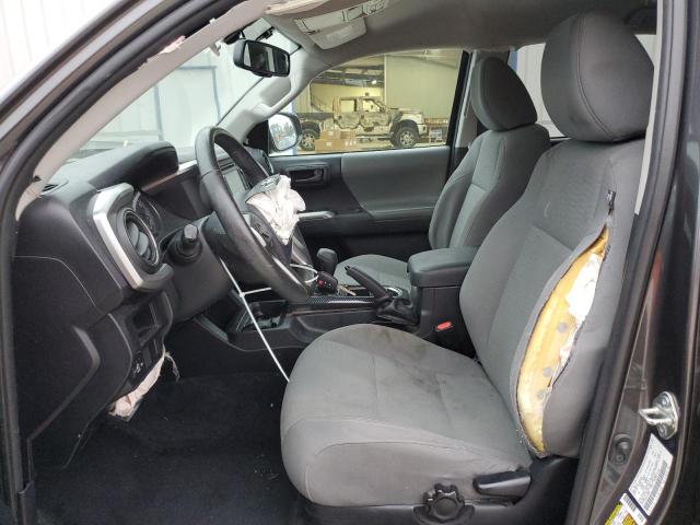 3TMCZ5AN4HM120564 - 2017 TOYOTA TACOMA DOUBLE CAB GRAY photo 7