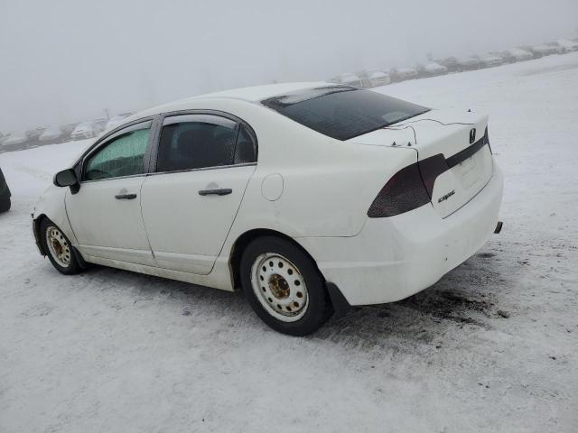 2HGFA16249H005427 - 2009 HONDA CIVIC DX WHITE photo 2