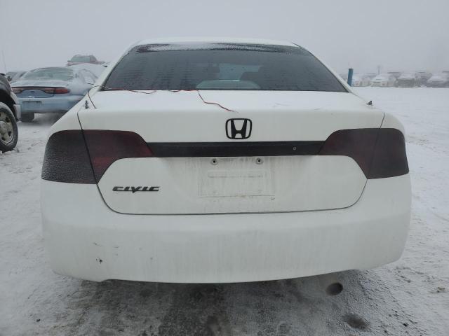 2HGFA16249H005427 - 2009 HONDA CIVIC DX WHITE photo 6