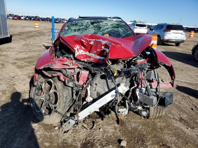 ZASPAKBNXM7D11536 - 2021 ALFA ROMEO STELVIO TI RED photo 5