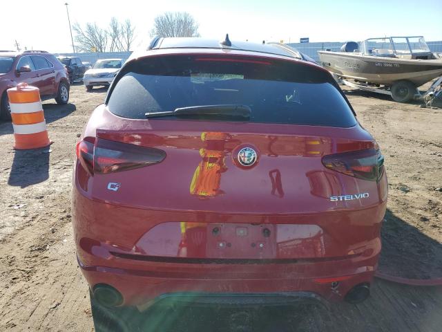ZASPAKBNXM7D11536 - 2021 ALFA ROMEO STELVIO TI RED photo 6