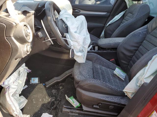 ZASPAKBNXM7D11536 - 2021 ALFA ROMEO STELVIO TI RED photo 7