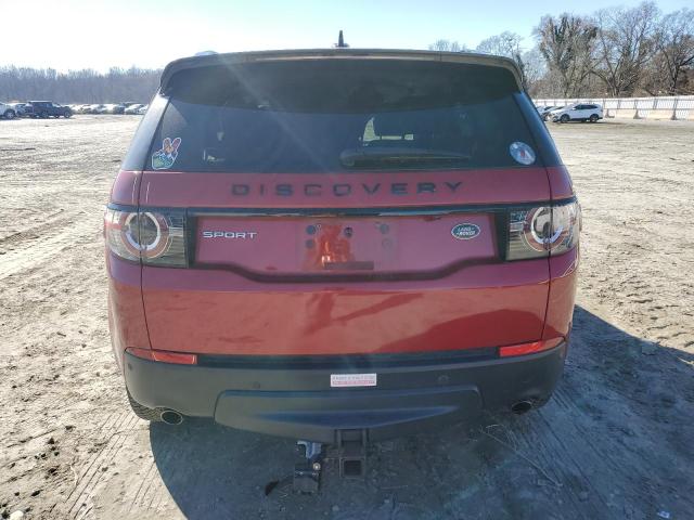 SALCR2BG2GH574192 - 2016 LAND ROVER DISCOVERY HSE RED photo 6