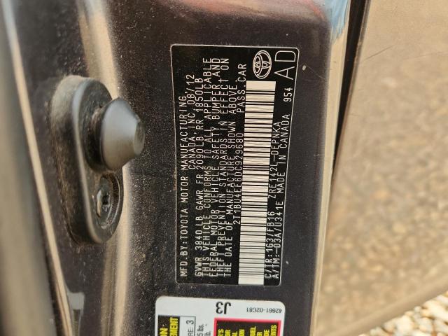 2T1BU4EE6DC929680 - 2013 TOYOTA COROLLA BASE Graphit Foto 12