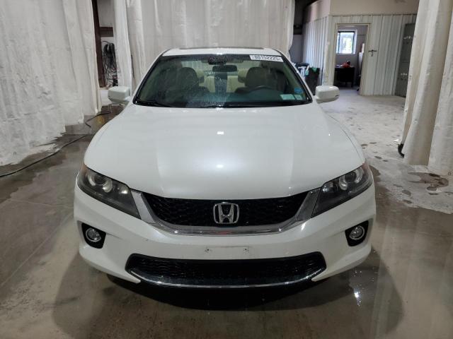 1HGCT1B89EA009067 - 2014 HONDA ACCORD EXL WHITE photo 5