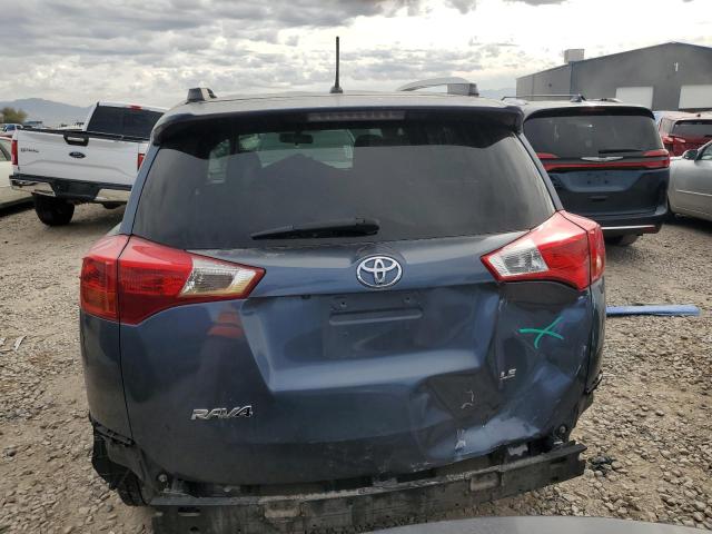 JTMZFREV7ED040929 - 2014 TOYOTA RAV4 LE Bleu photo 6